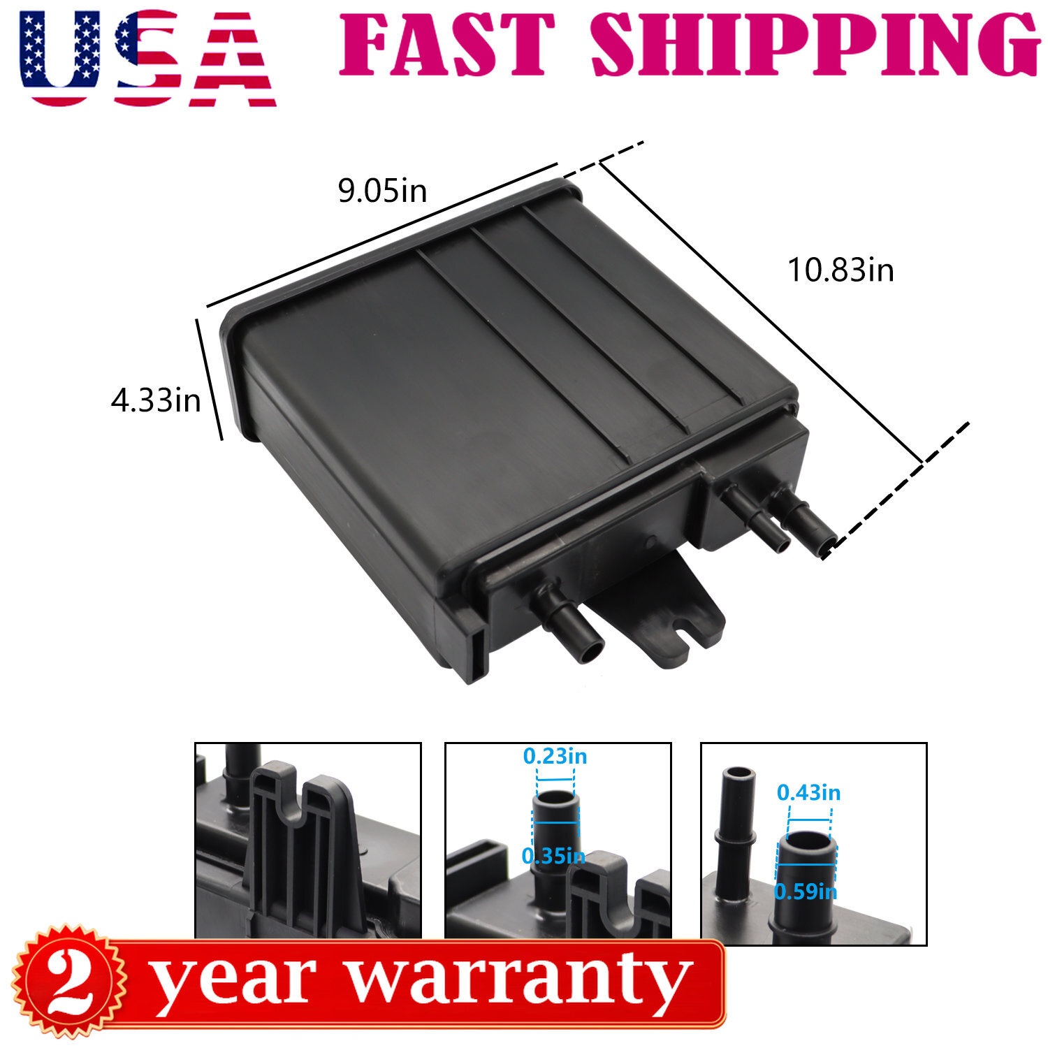 Evaporative Charcoal Canister 911-149 For Chevrolet Tahoe GMC Yukon 2004-2016