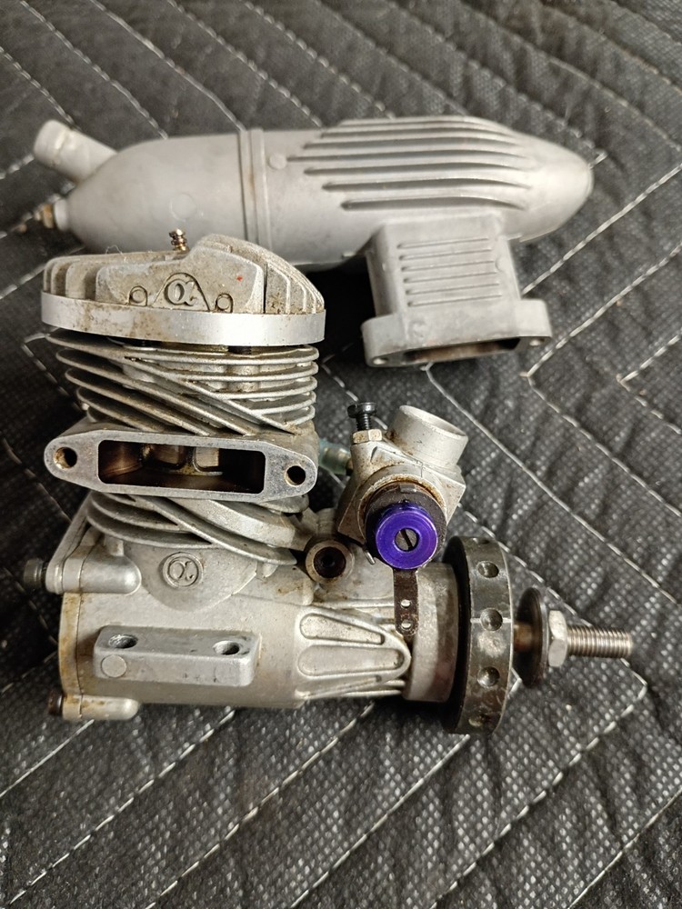 Evolution .46 Alpha radio controlled RC airplane engine.
