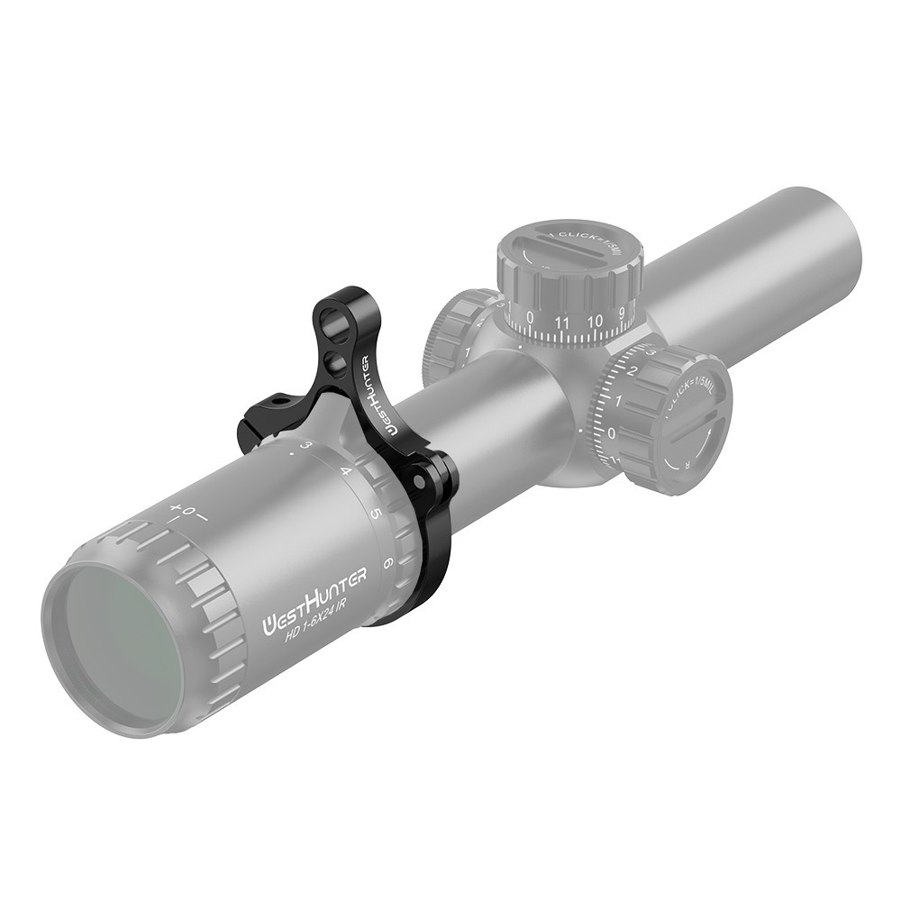 Hunting Scope Switch View Throw Lever Ring 44mm Diameter Adjustment Mounts CNC