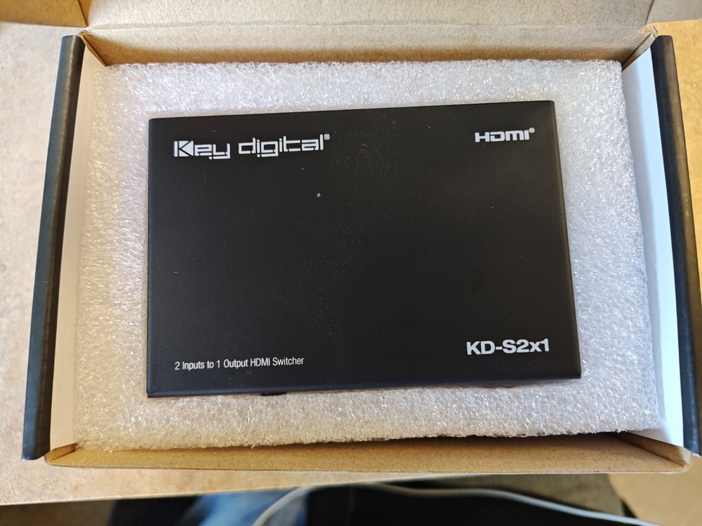 Key Digital 2x1 4K HDMI Switcher - New