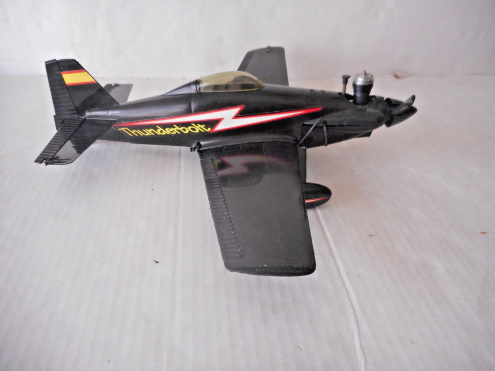 Cox .049 Thunderbolt Engine Powered Model Airplane Ex