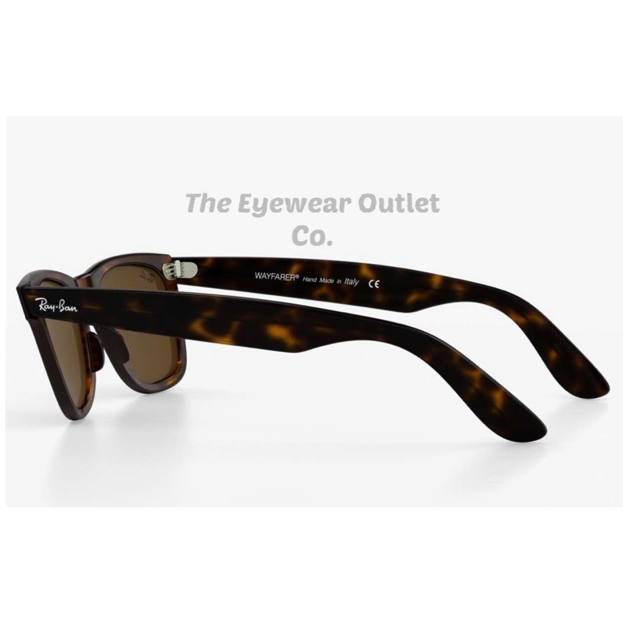 Store Display Rayban Wayfarer Brown Lens Tortoise RB2140 Standard 50mm Large 54