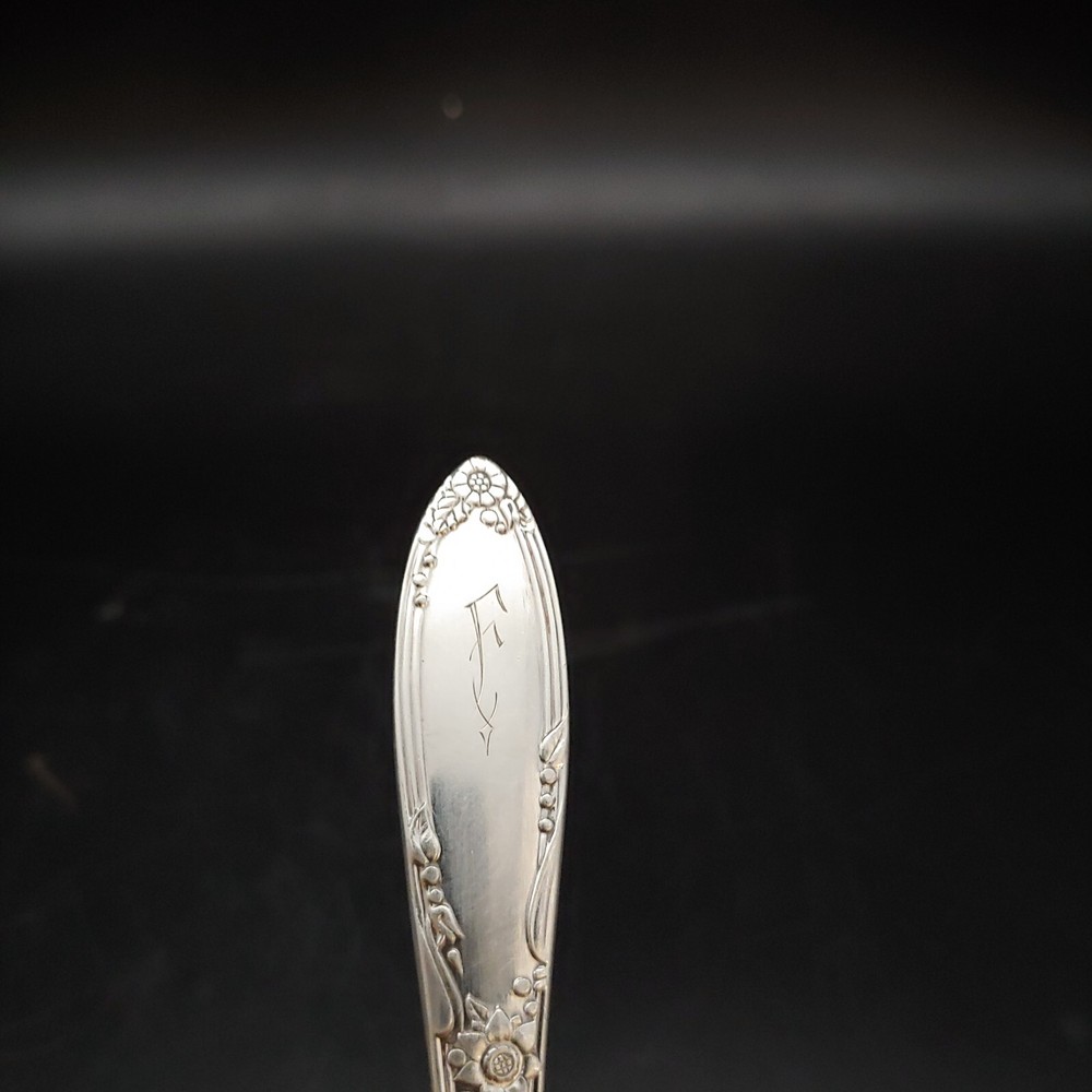 8 Place Settings Oneida Chateau 1934 Silverplate Flatware Set, Heirloom Monogram