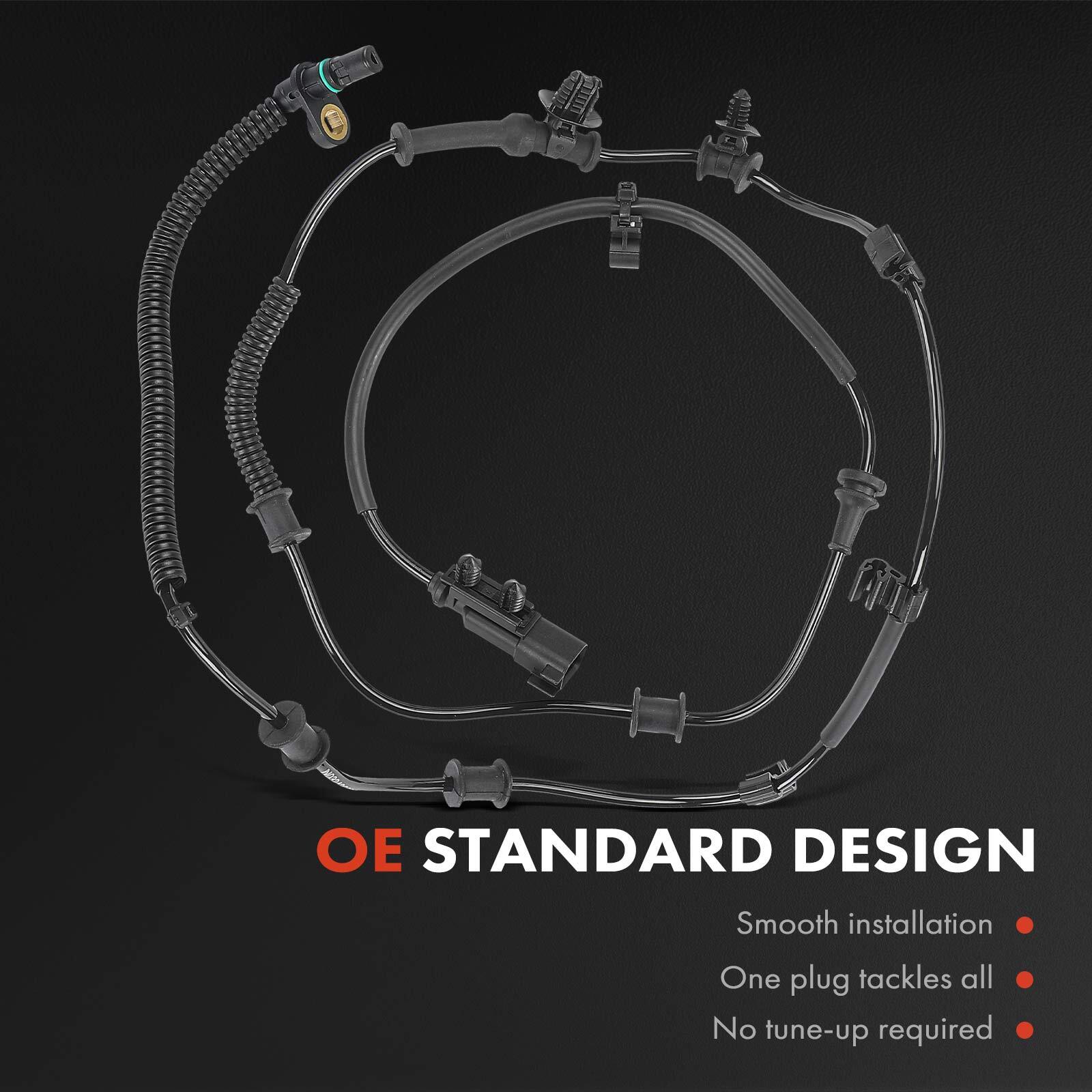 2x Front Side ABS Wheel Speed Sensor for Jeep Wrangler 2018-2023 Gladiator 20-23