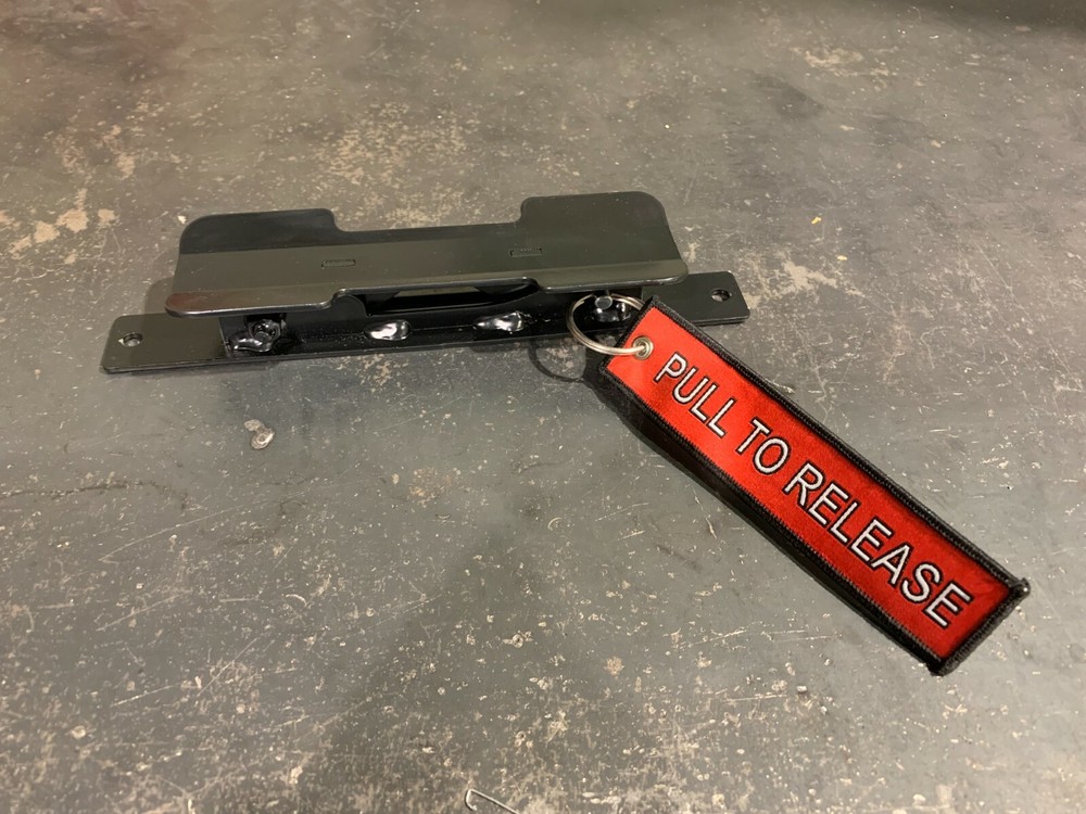 F4 Fabrication Quick release fire extinguisher bracket