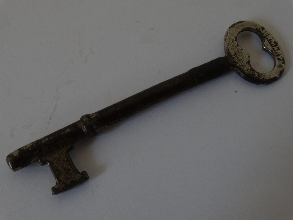 Antique german  Mortise Lock Skeleton Key Vintage Key