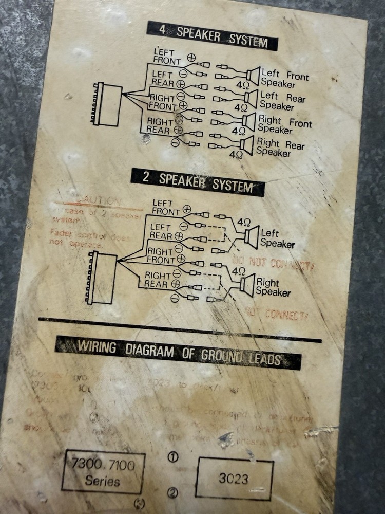 ALPINE 3023 OLD SCHOOL VINTAGE EQ EQUALIZER ( Untested)