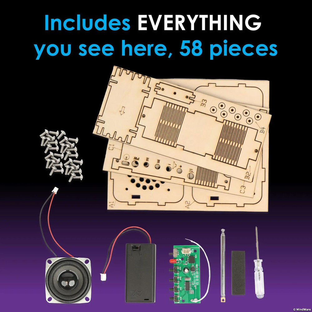 Gearjits Circuits Walkie Talkies STEM Electronics Building Kit