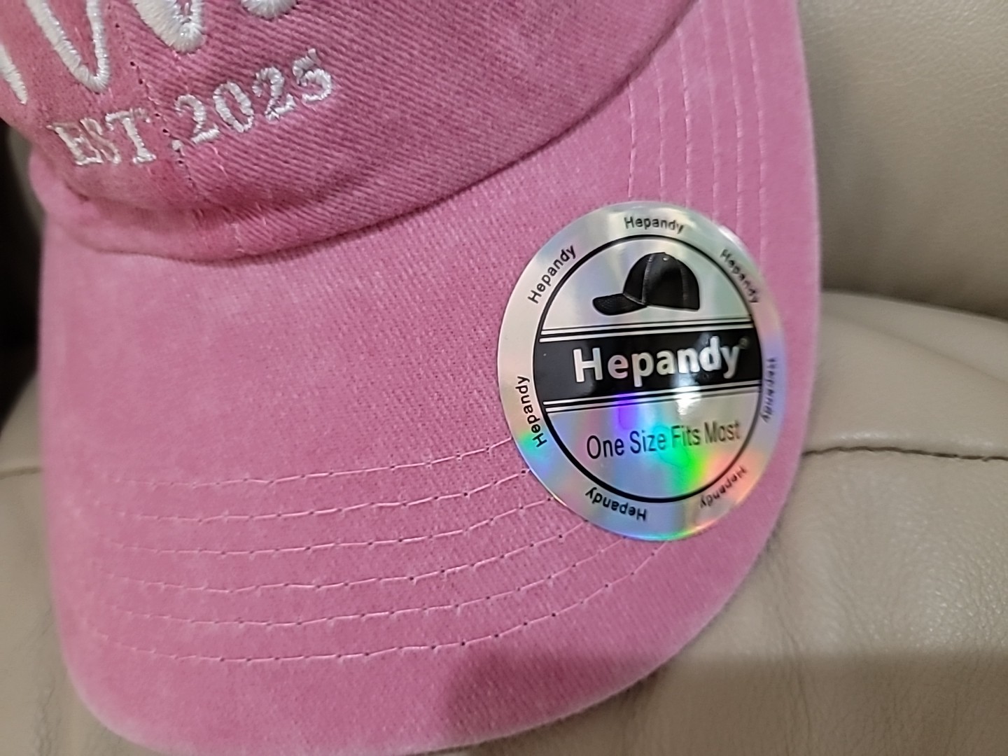 Embroidered Couple Hats Mr & Mrs, Est 2025 New