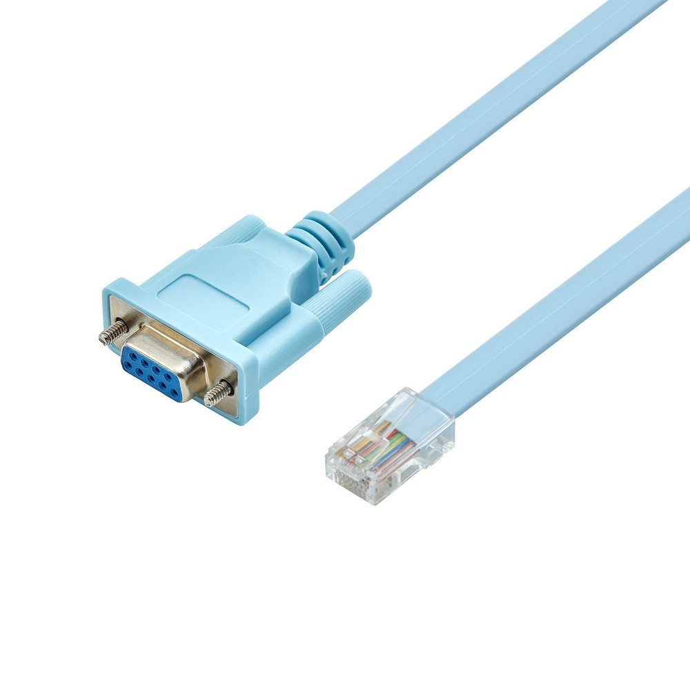 Plug-and-Play DB9 to RJ45 Console Management Cable - Reliable Data Transfer
