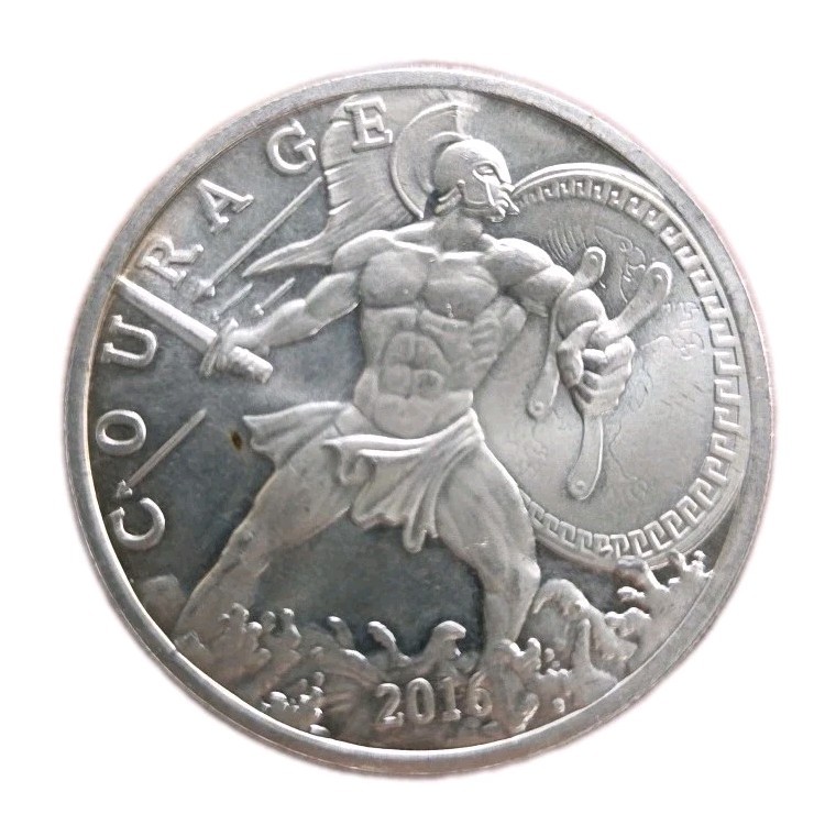 1oz Pure Silver Courage 2016. 1oz ASW