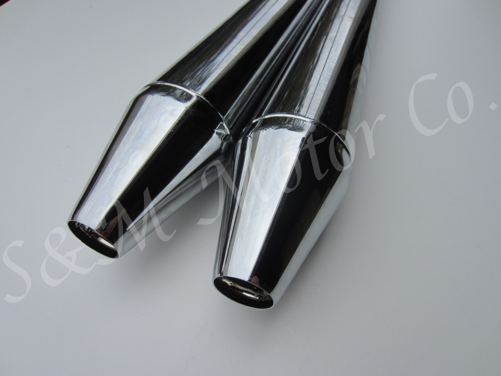 NORTON SILENCER MUFFLER SET ROADSTER FASTBACK COMMANDO 06-1978