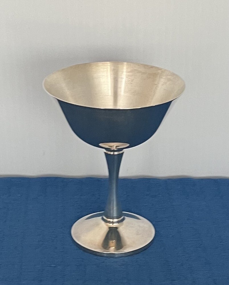 Vintage Salem Silver Co. Silver Plated Wine Champagne Goblet • Portugal