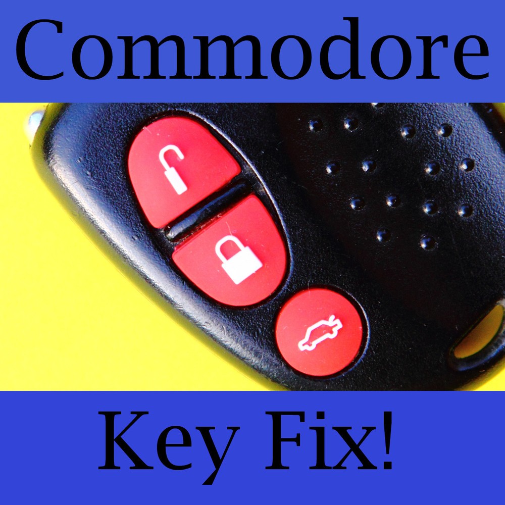 Holden Commodore Key Buttons VS VT VX VY VZ Red Set