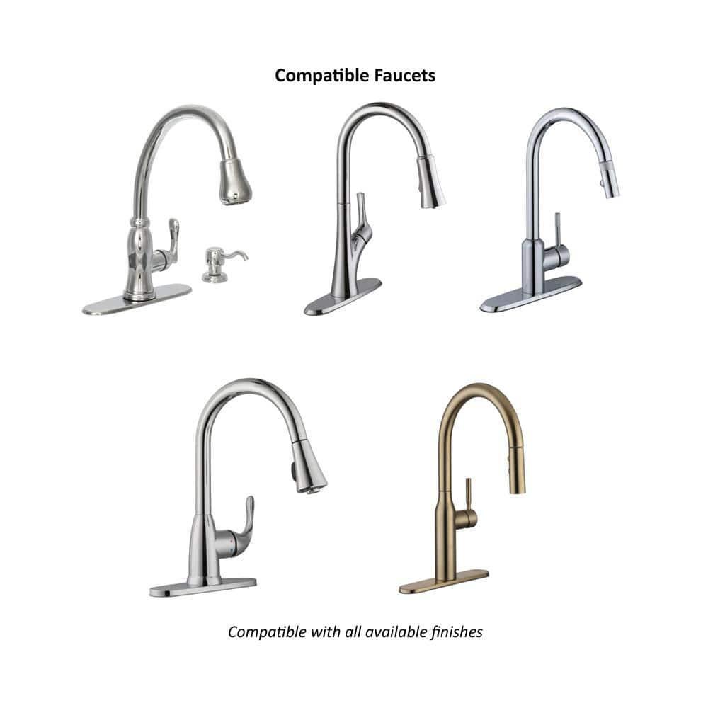 Glacier Bay Pulldown Mounting Kit Assorted Washer Brass Durable Sturdy Metal