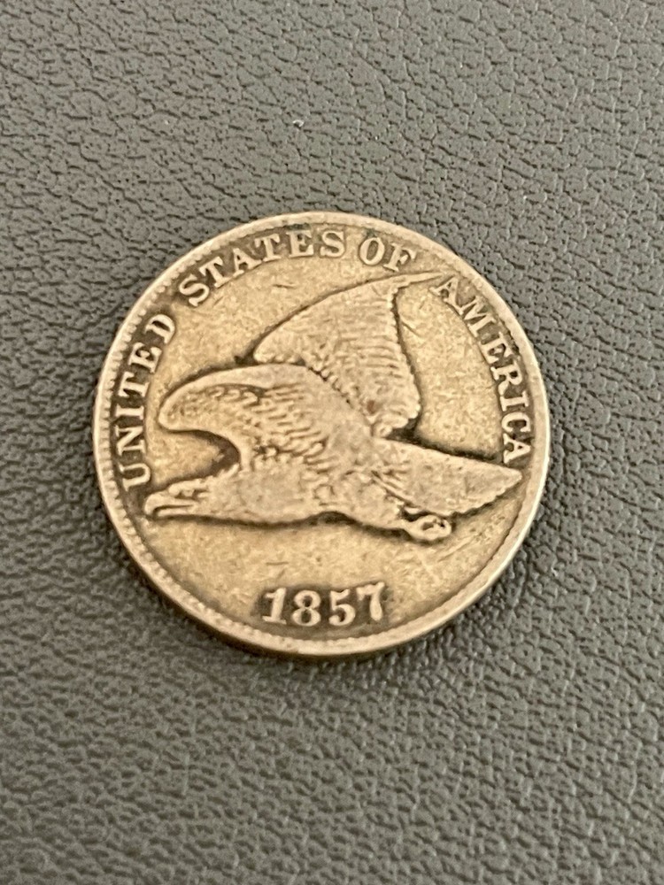 1857 flying eagle cent (H38)