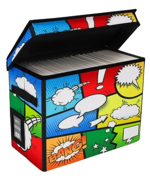 BCW Stackable/ Collapsible Comic Book Foldaway for Silver and Modern Age - Pow