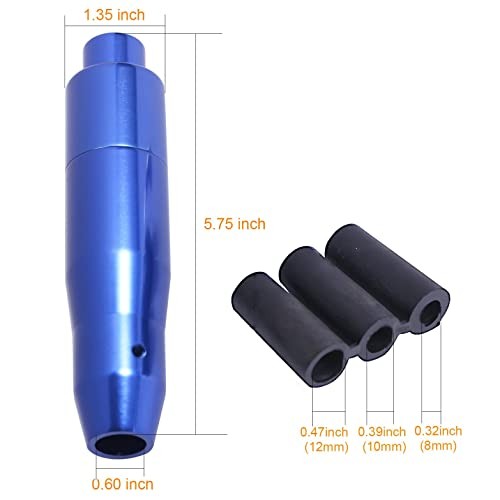 5" Weighted Gear Stick Shift Handle Automatic Push Button Shifter Knob Blue