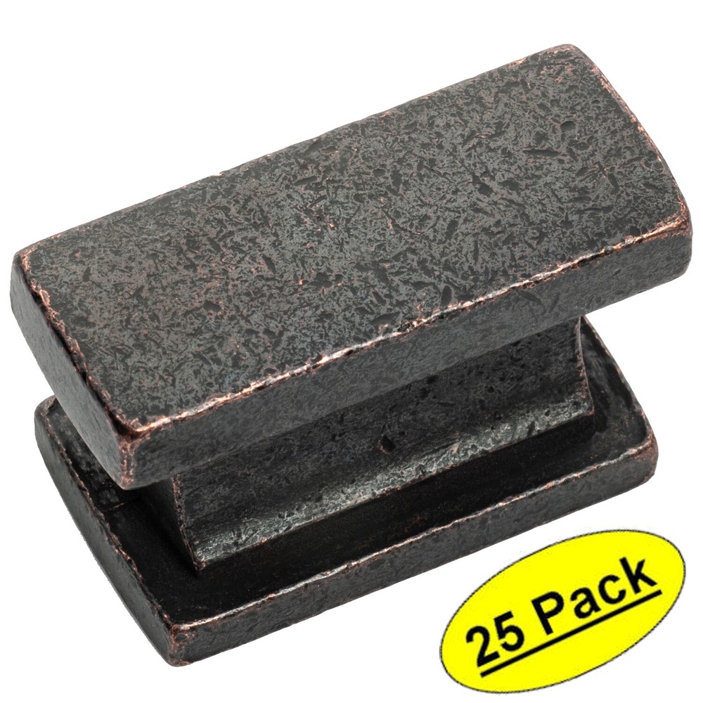 *25 Pack* Cosmas Cabinet Hardware Hammered Bronze Knobs #701HB