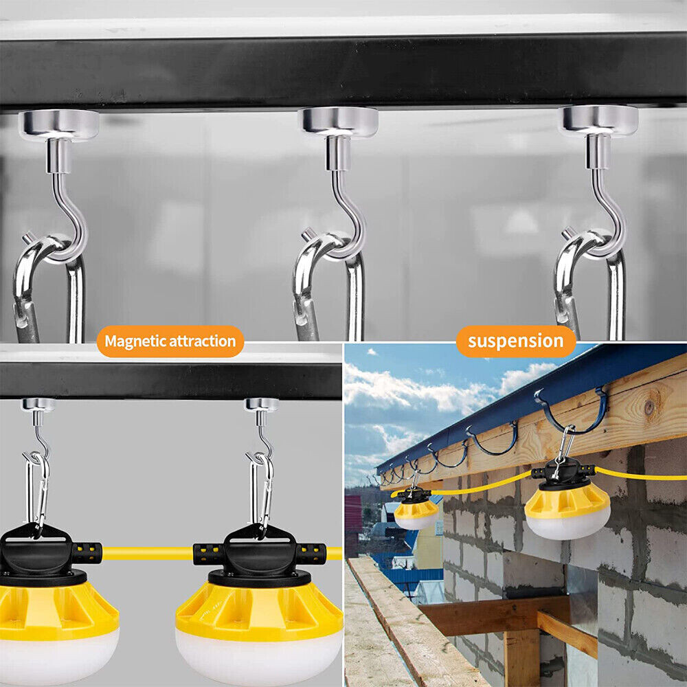 50FT Construction String Lights LED Industrial Grade Best Bright Work Light US