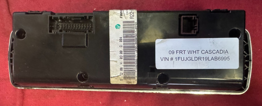 09 FREIGHTLINER Climate temperature control panel AC HVAC A22-60645-003