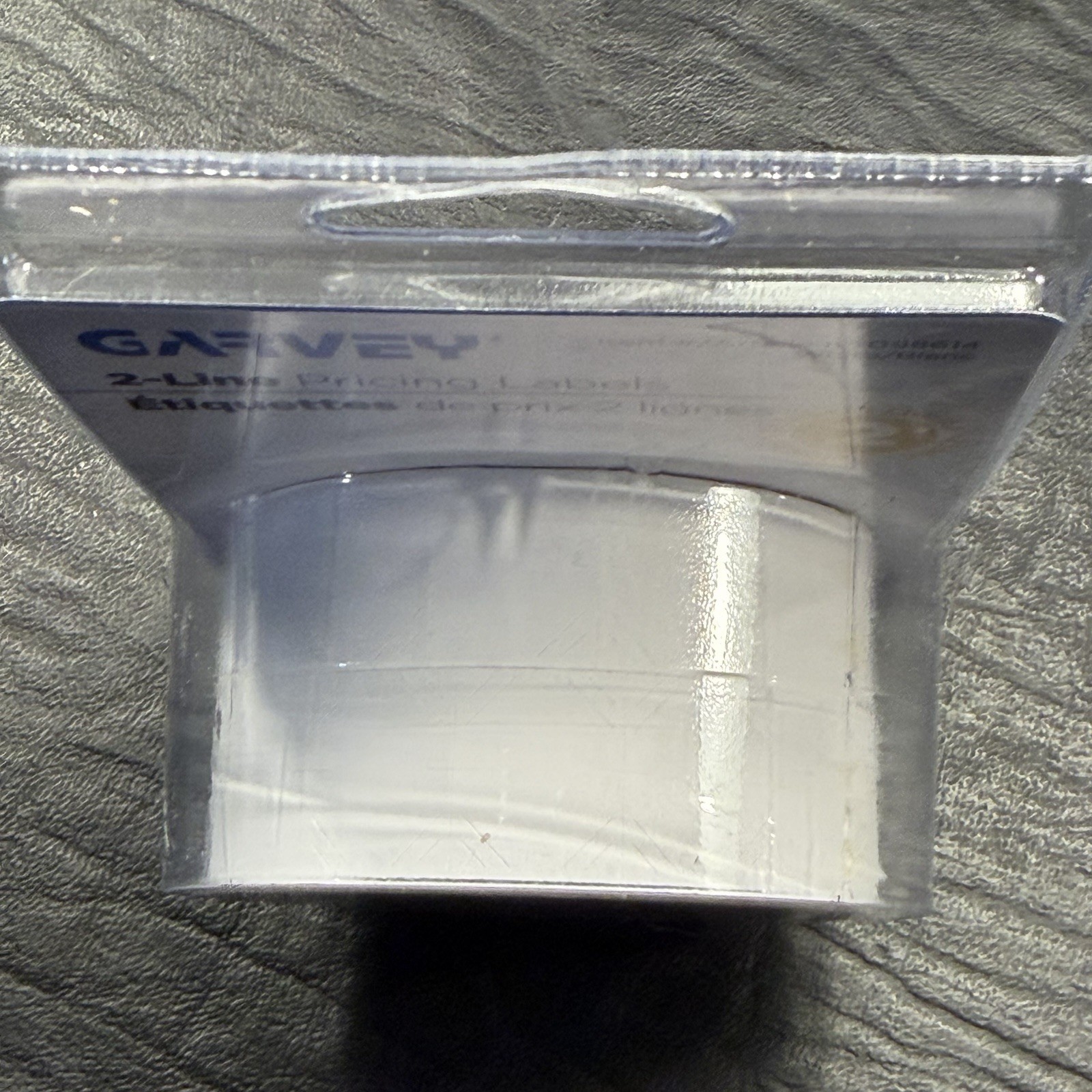 Garvey 2-Line Pricing Labels White 2 Rolls 1750 Labels per Roll 098614