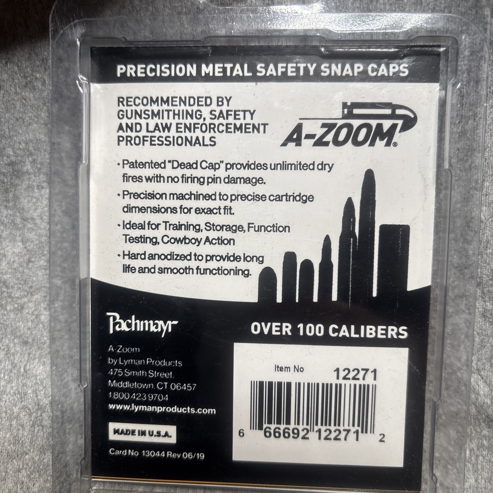 A-Zoom, Snap Caps, 300-AAC Blackout, 2 Pack, for Dry Fire and Loading Practice