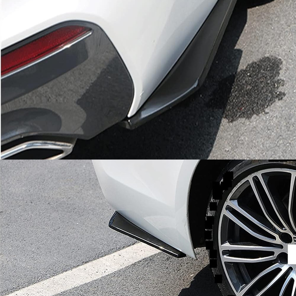 2X Rear Bumper Lip Diffuser Splitter Canard Protector For Cadillac Accessories