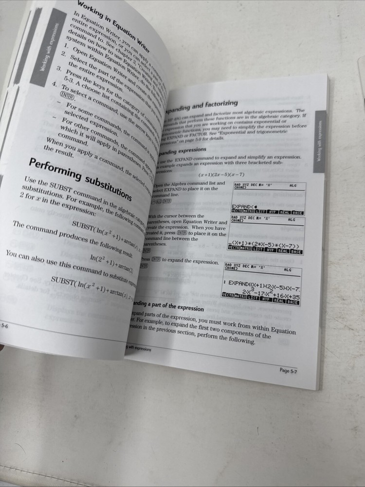 HP 49G User's Guide and Pocket Guide Hewlett Packard Graphing GUIDE'S ONLY