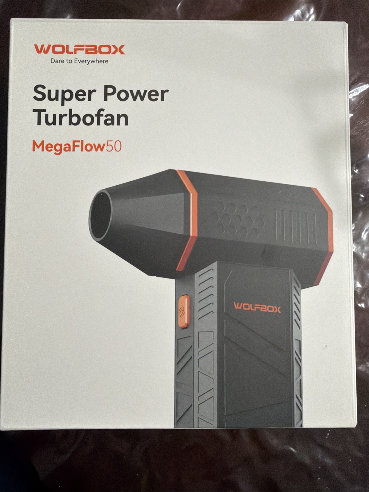 WOLFBOX MF50 Electric Air Duster Super Power Turbo Fan for Outdoor & Car SEALED