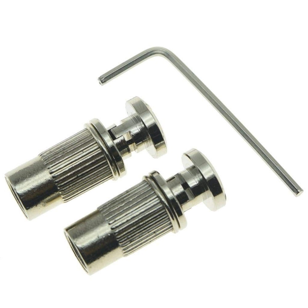 KAISH Guitar Locking Tailpiece Mounting Studs Stop Bar Posts Nickel
