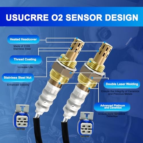 2PCS 213-4229 Oxygen O2 Sensor Compatible with