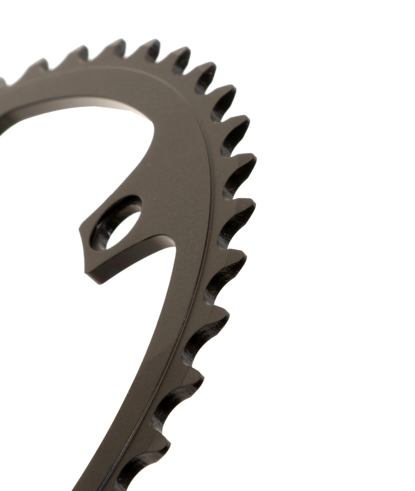 Sugino 44t Single Speed Chainring 130BCD 5-Bolt 1/2"x 1/8" Black 130J Japan NEW