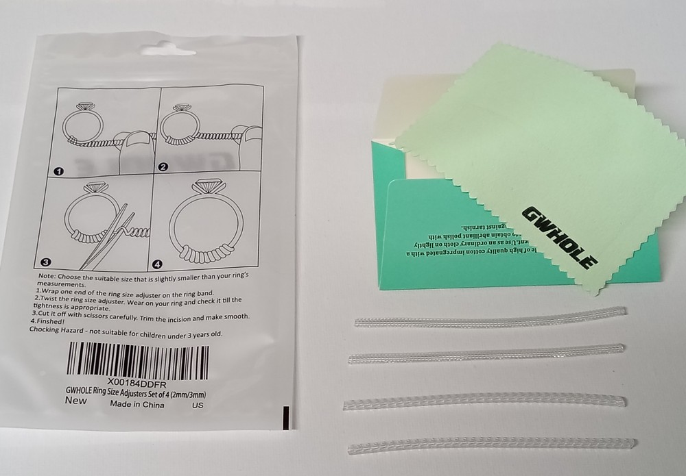 GWHOLE ring Size Adjusters Ring Sizer Ring Snug Ring Adjustable Ring Adjuster