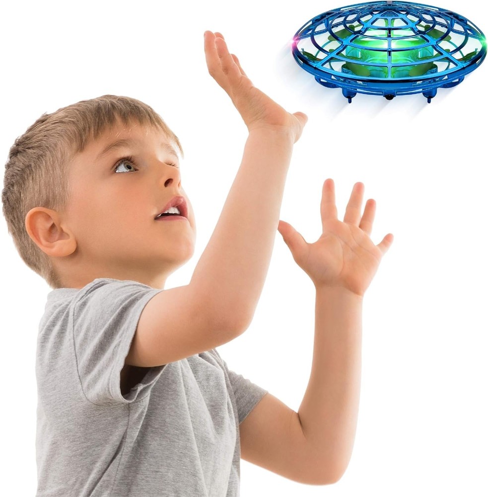 Scoot Hand Drone: Obstacle Avoidance, Bright LEDs, Indoor Fun for All Ages