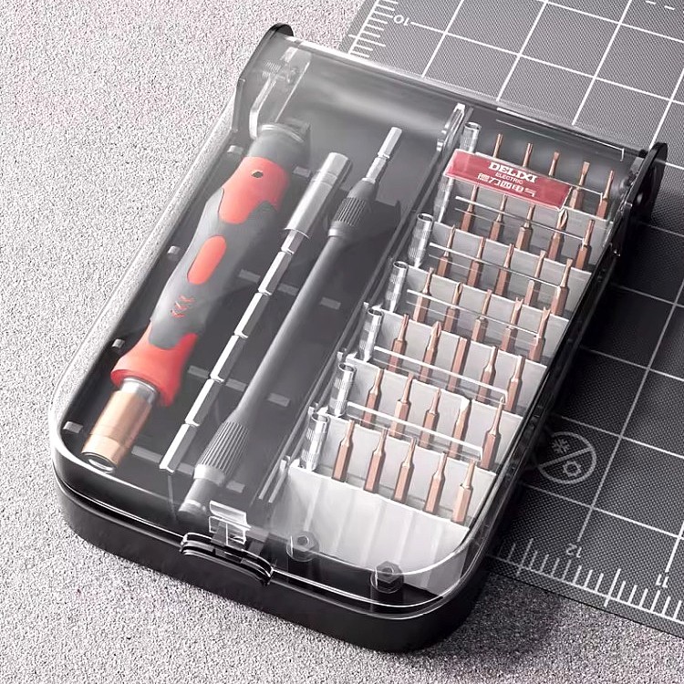 45-in-1 Precision Screwdriver & Socket Set for Engine Models, S2 Steel, Magnetic