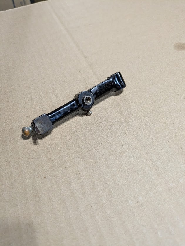 EARLY SUITCASE EDISON STANDARD ENDGATE, ORIGINAL PHONOGRAPH PART