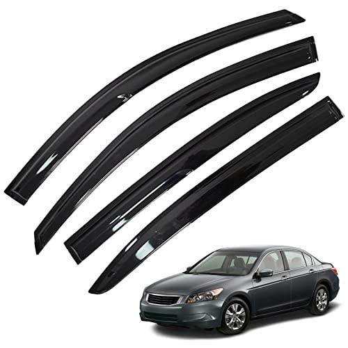 4-Pack Window Visor Rain Guard Vent Shade Deflectors Replacement for 2008-2012