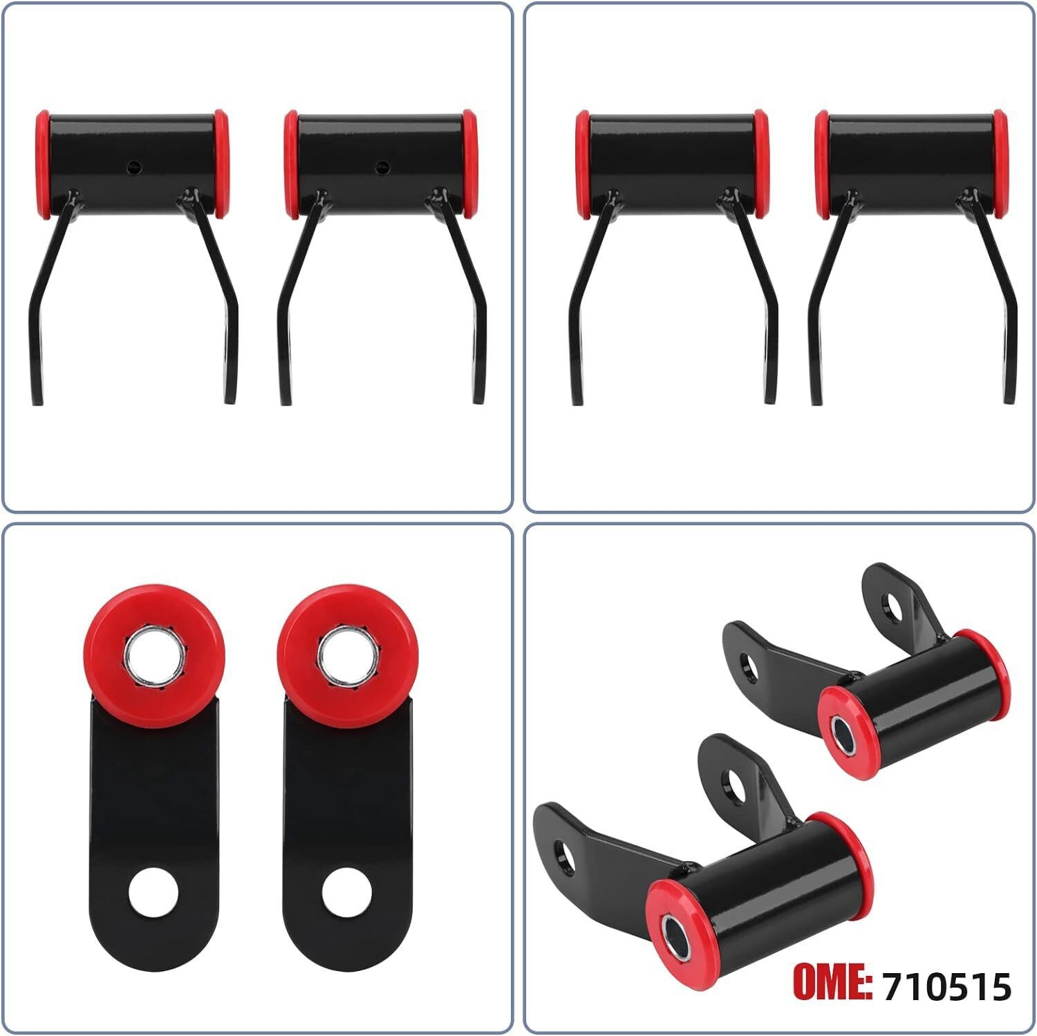 New 1" Rear Shackles Lift 710515 For 1988-2018 Chevy Silverado Sierra 1500 Truck