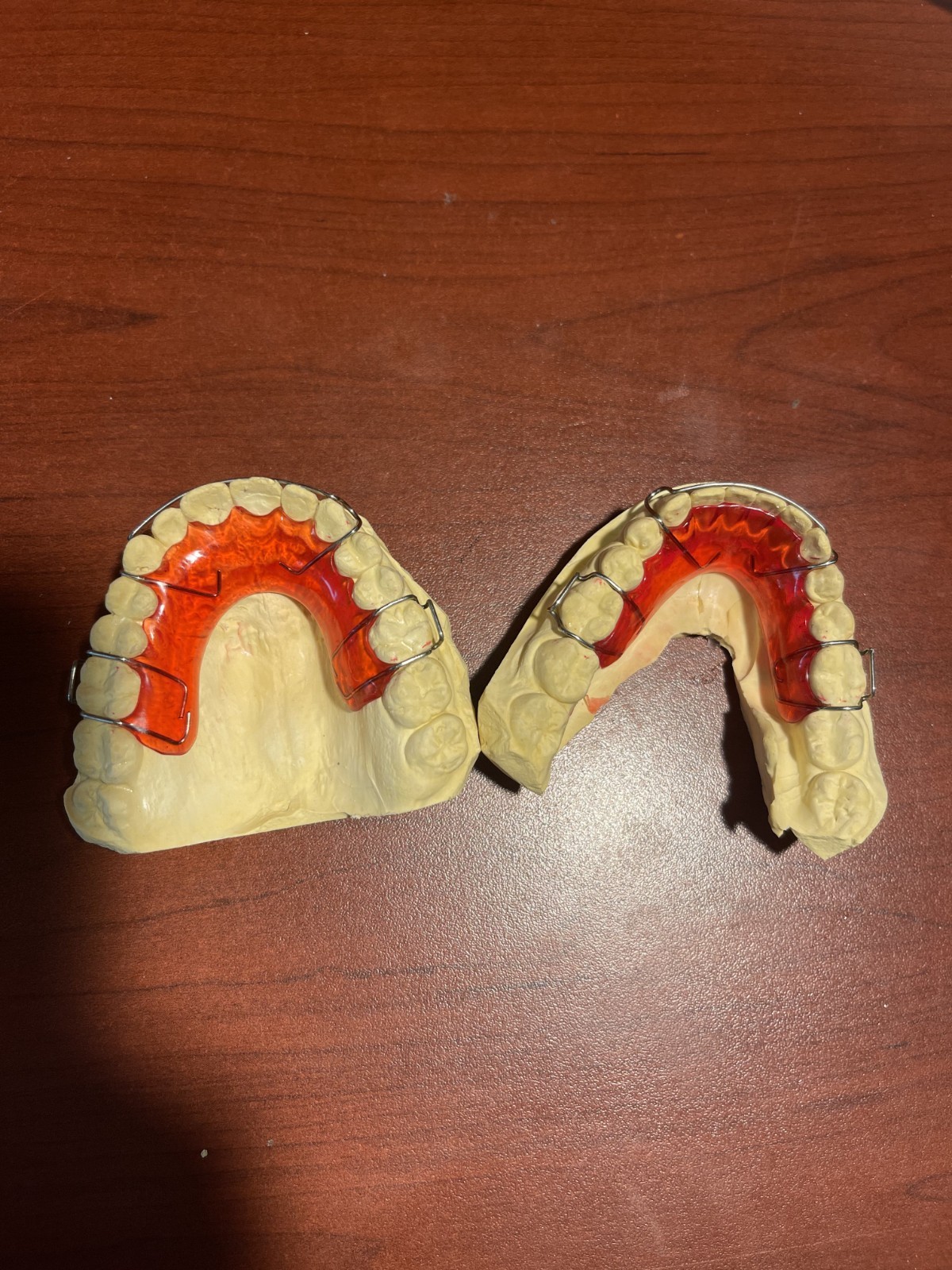 CUSTOM HAWLEY RETAINERS/Orthodontic Dental Braces ( FREE shipping & Imp Kit )