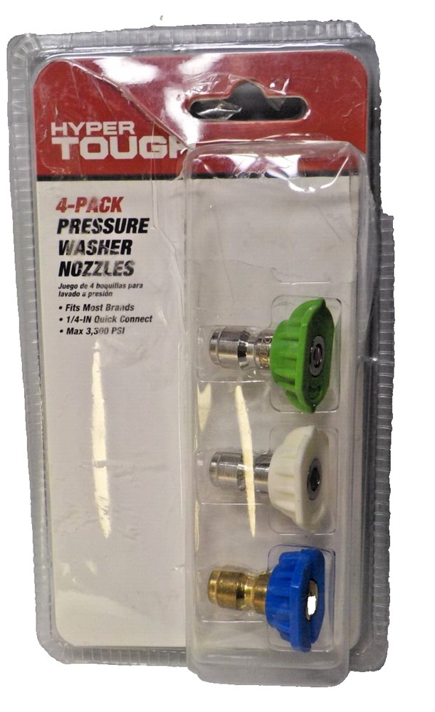 Hyper Tough 4-Pack Pressure Washer Set missing 1