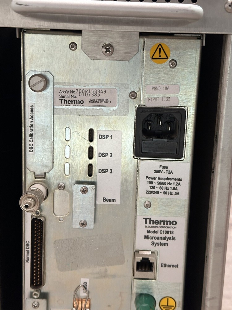 Thermo Electron C10018 Microanalysis System 700P153349 Noran System Six