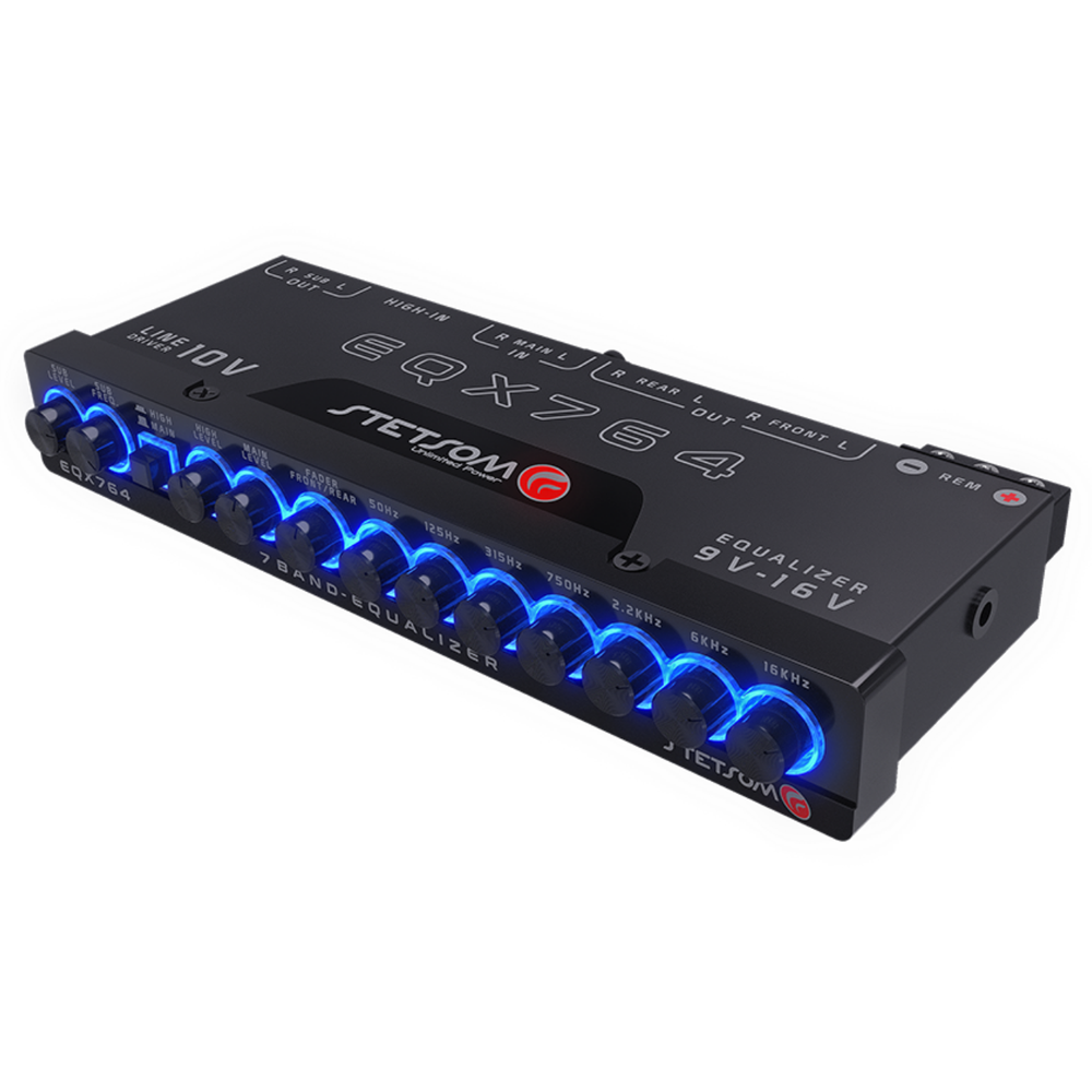 Stetsom EQX764 EQ Graphic Equalizer 7 Band Equalization