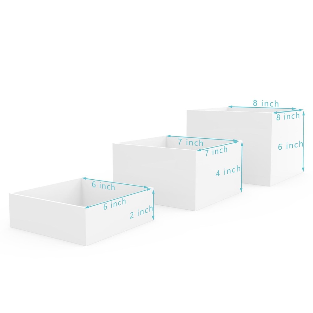 Buffet Risers, Food Risers for Buffet Table, Display Stand Shelf for Catering...