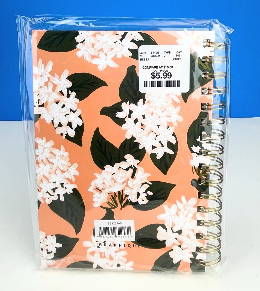 Graphique Notes and Ideas Journal Diary - Flowery