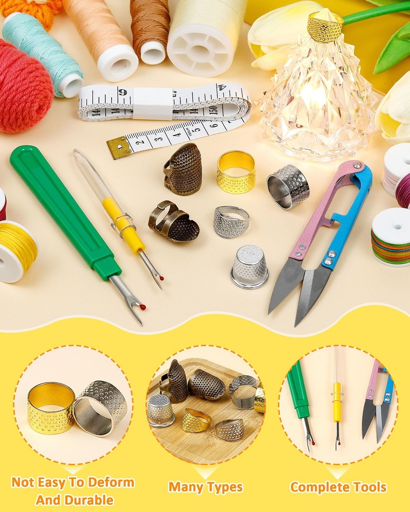 FIVEIZERO Thimble Kit– Sewing Thimbles for Basic Edition, Multiple colors