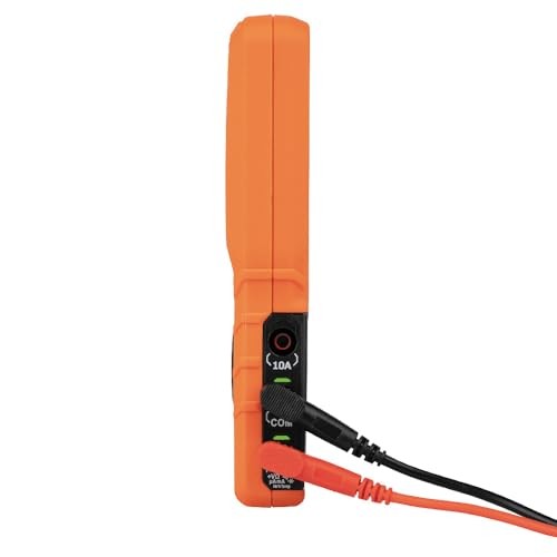 Klein Tools MM450 Slim Digital Multimeter, Reverse One Size, Orange/Black