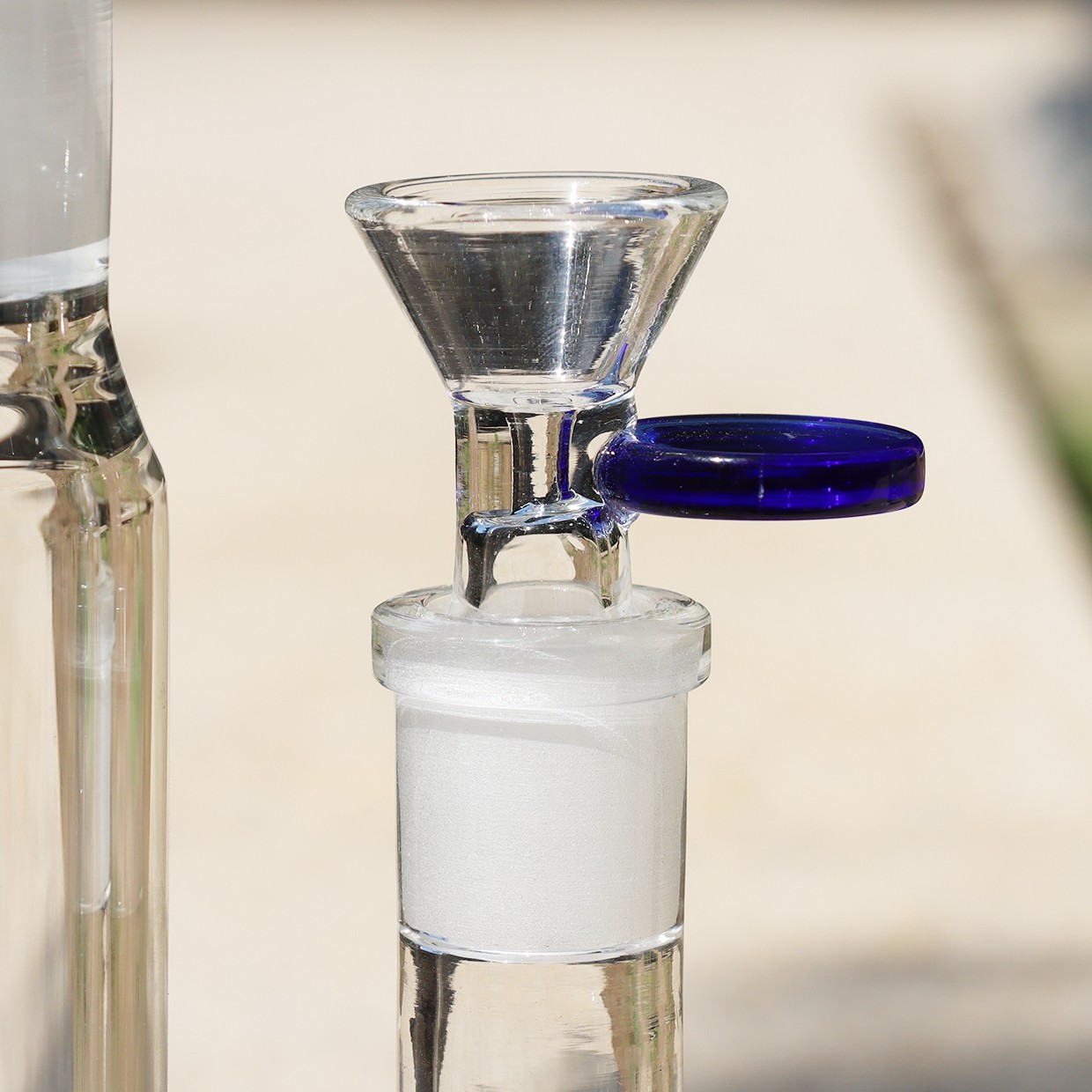 14inch Hookah Freezable Glycerin Glass Bongs Water pipes Perc &14mm glass bowls