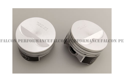 SPEED PRO Hypereutectic Coated Flat Top 2vr Pistons Set/8 Chevy 350 9.7:1 +.030