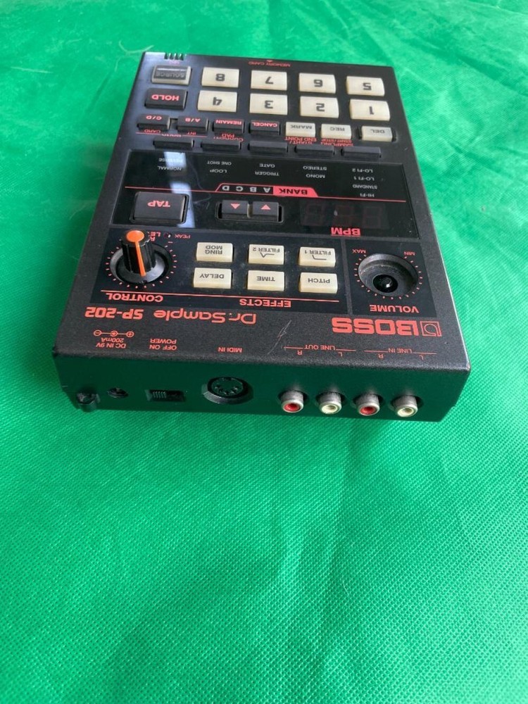 BOSS SP-202 Dr. Sample Sampler Looper Drum Machine Black Tasted Working